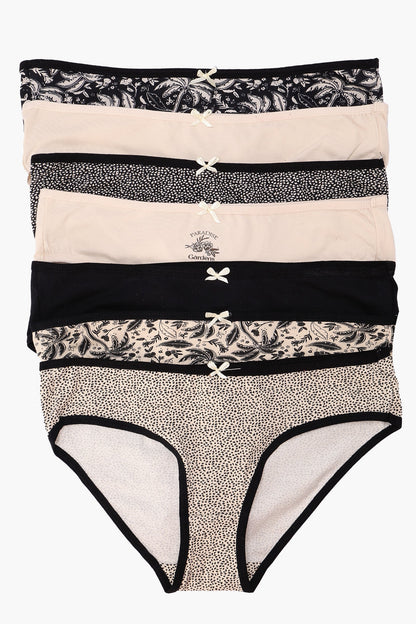 مجموعة من 7 سراويل بيكيني ملونة