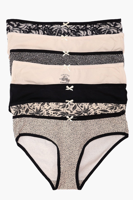 مجموعة من 7 سراويل بيكيني ملونة
