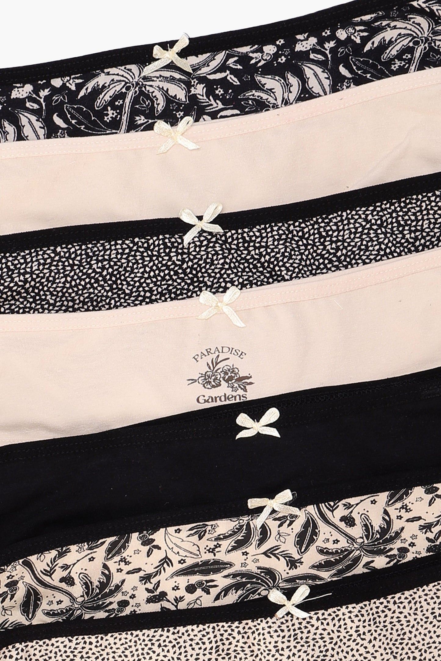 مجموعة من 7 سراويل بيكيني ملونة