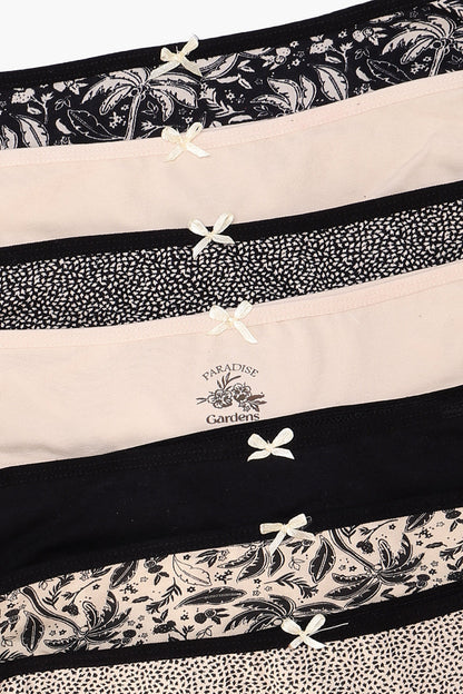 مجموعة من 7 سراويل بيكيني ملونة