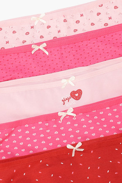 Pack of 5 Colored Brief Panties