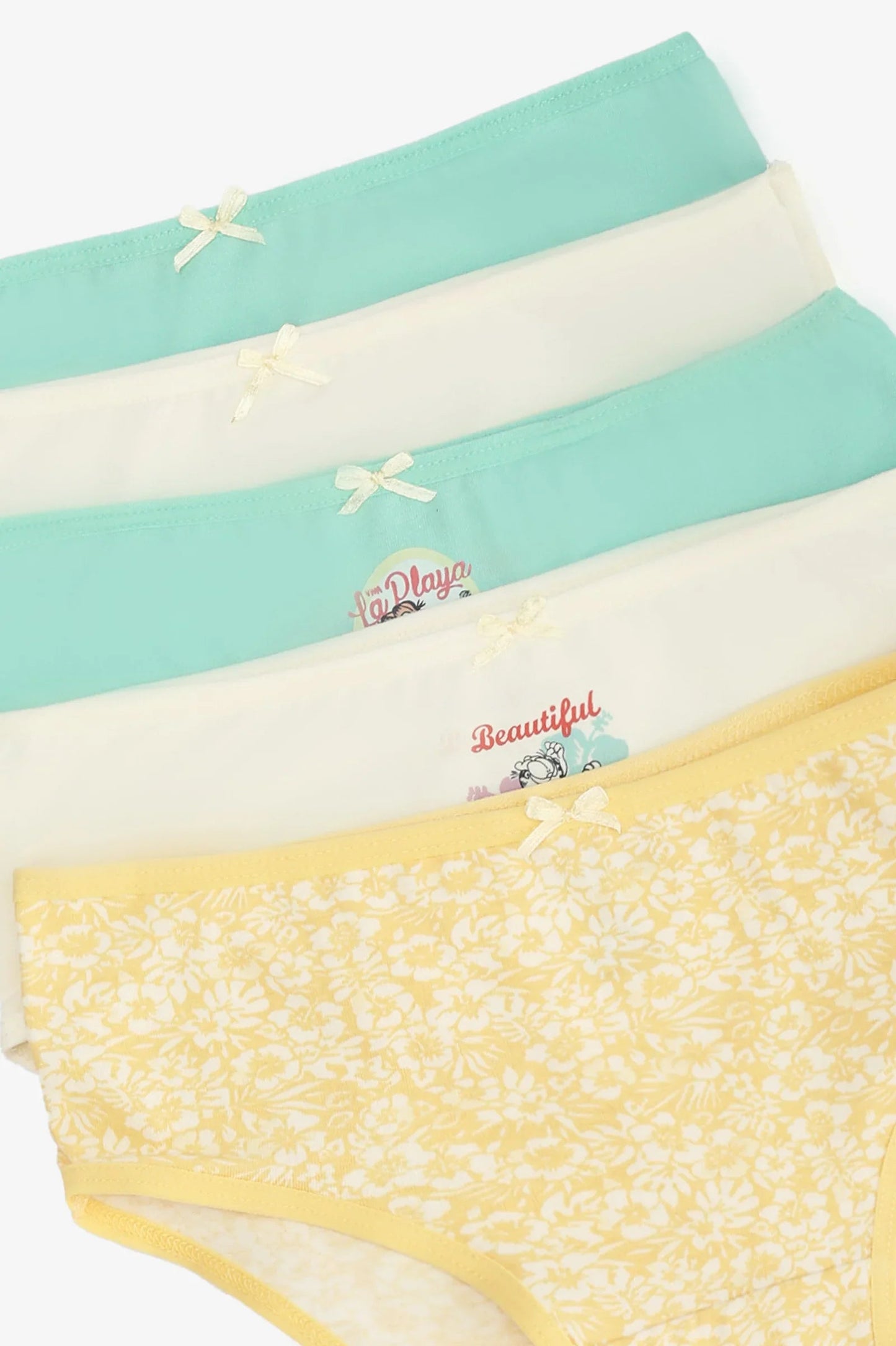 Pack of 5 Colored Brief Panties