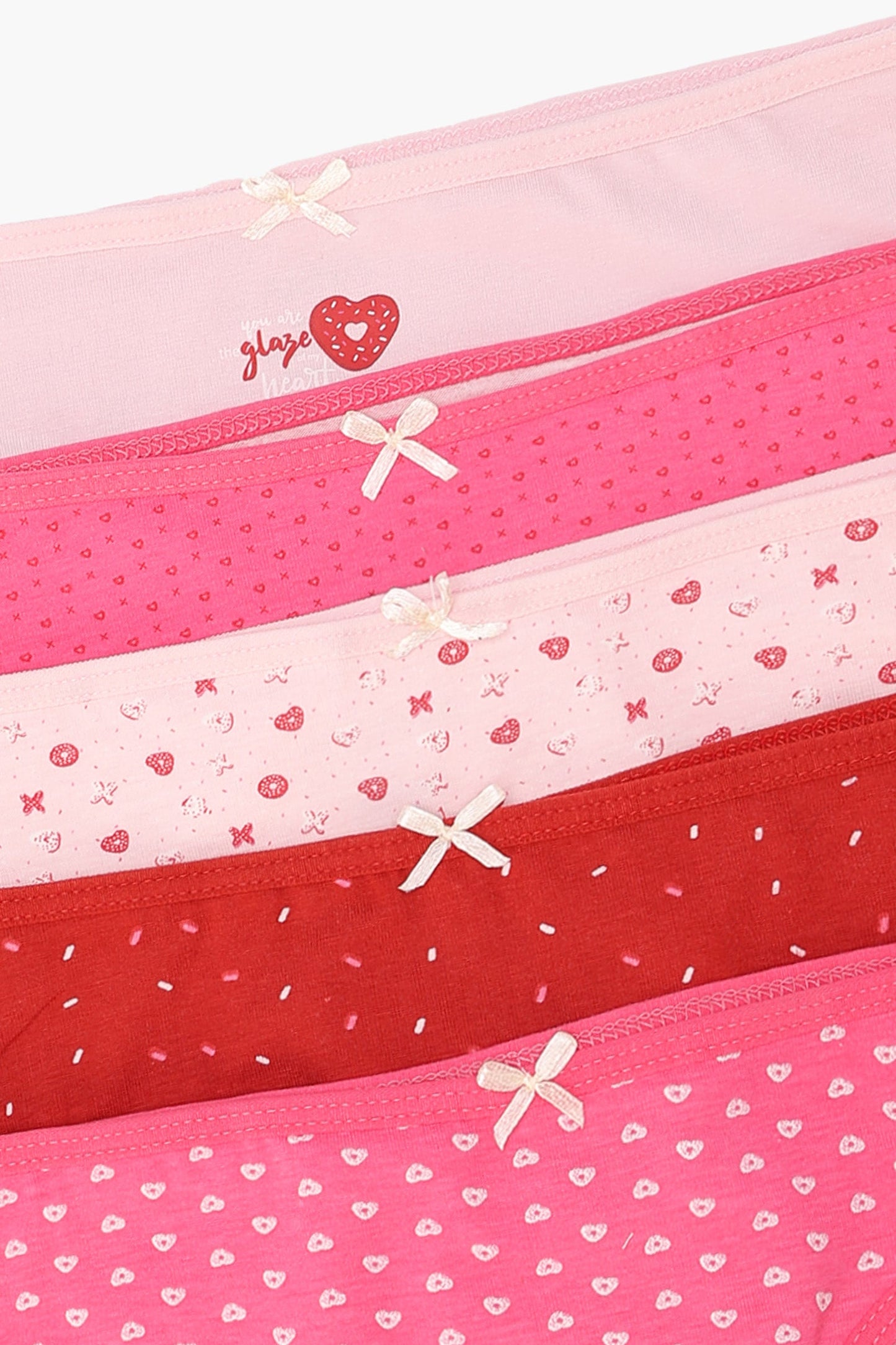 مجموعة من 5 سراويل بيكيني ملونة