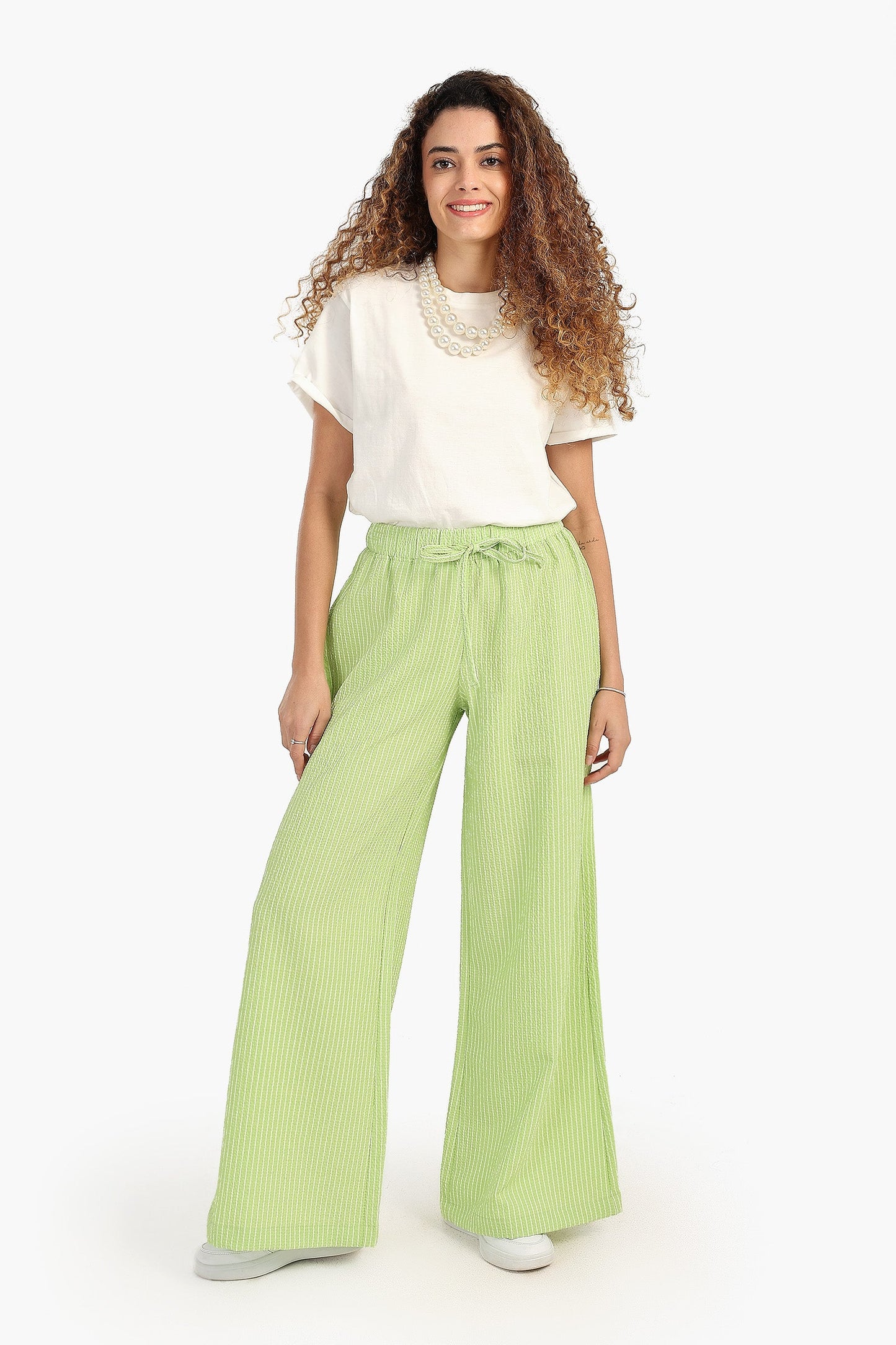 Comfy Striped Wide Leg Pants