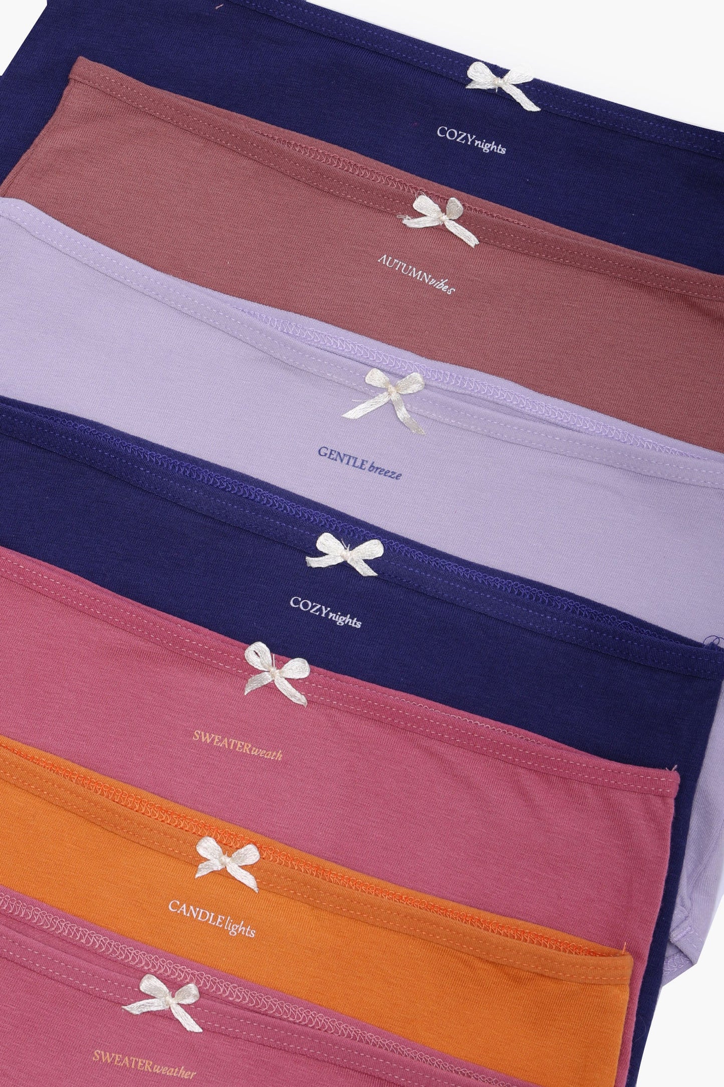 Pack of 7 Colored Full Brief Panties