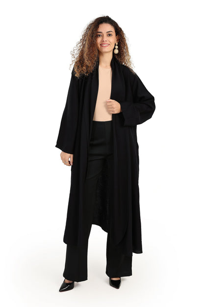 كارديجان مفتوح من الأمام كبير الحجم