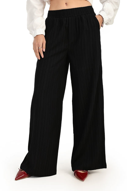 بنطلون مريح بنقش ذاتي