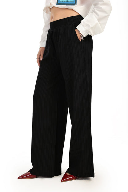 بنطلون مريح بنقش ذاتي