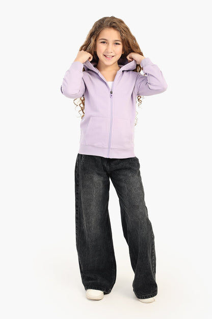 Hooded Zip-Up Sweatshirt for Girls