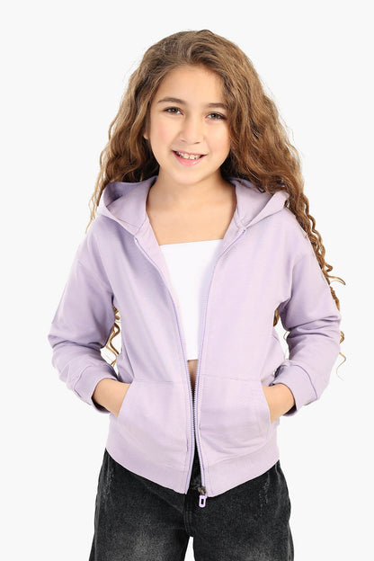 Hooded Zip-Up Sweatshirt for Girls