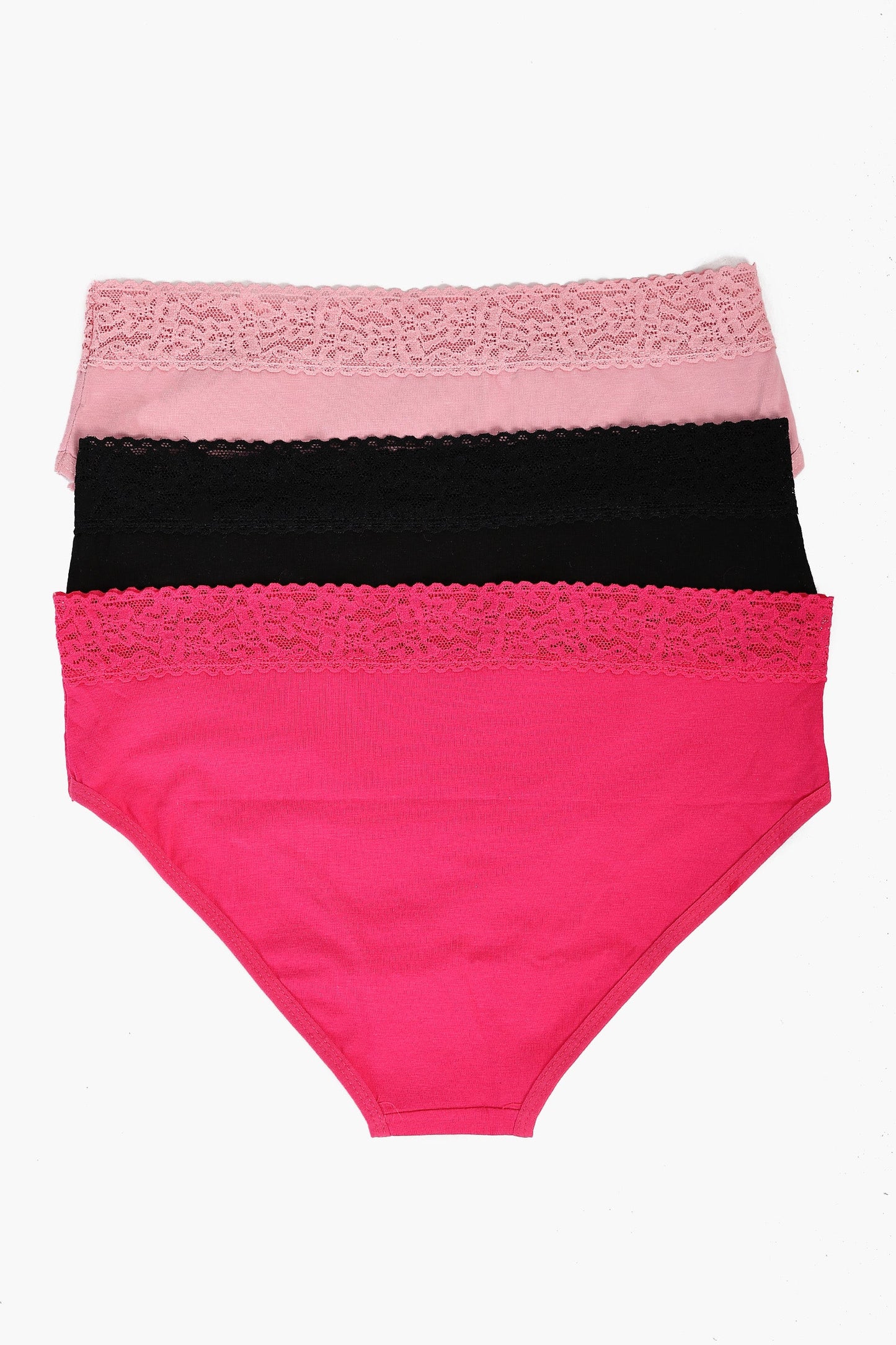 مجموعة من 3 سراويل داخلية من الفيسكوز