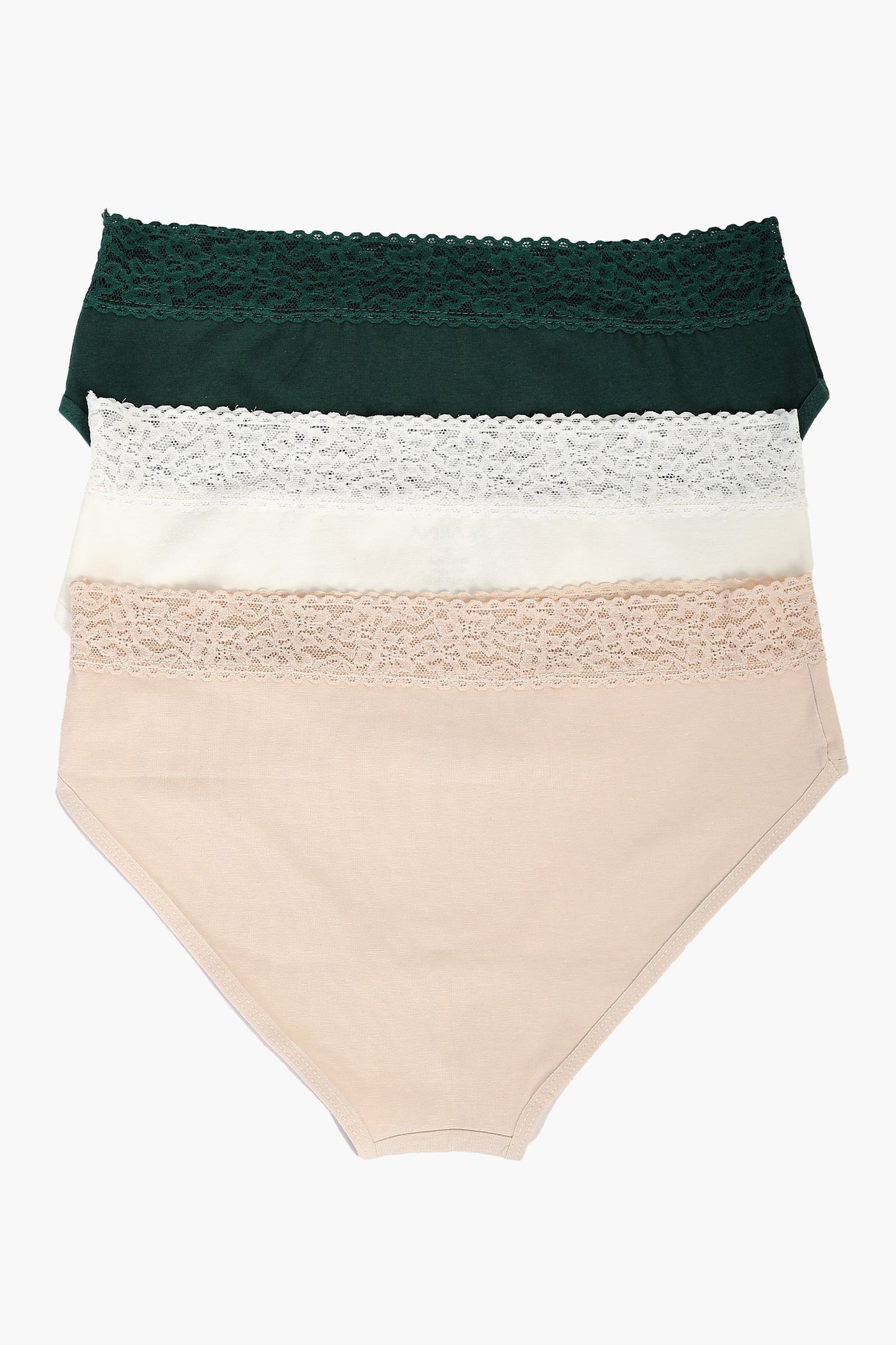 مجموعة من 3 سراويل داخلية من الفيسكوز