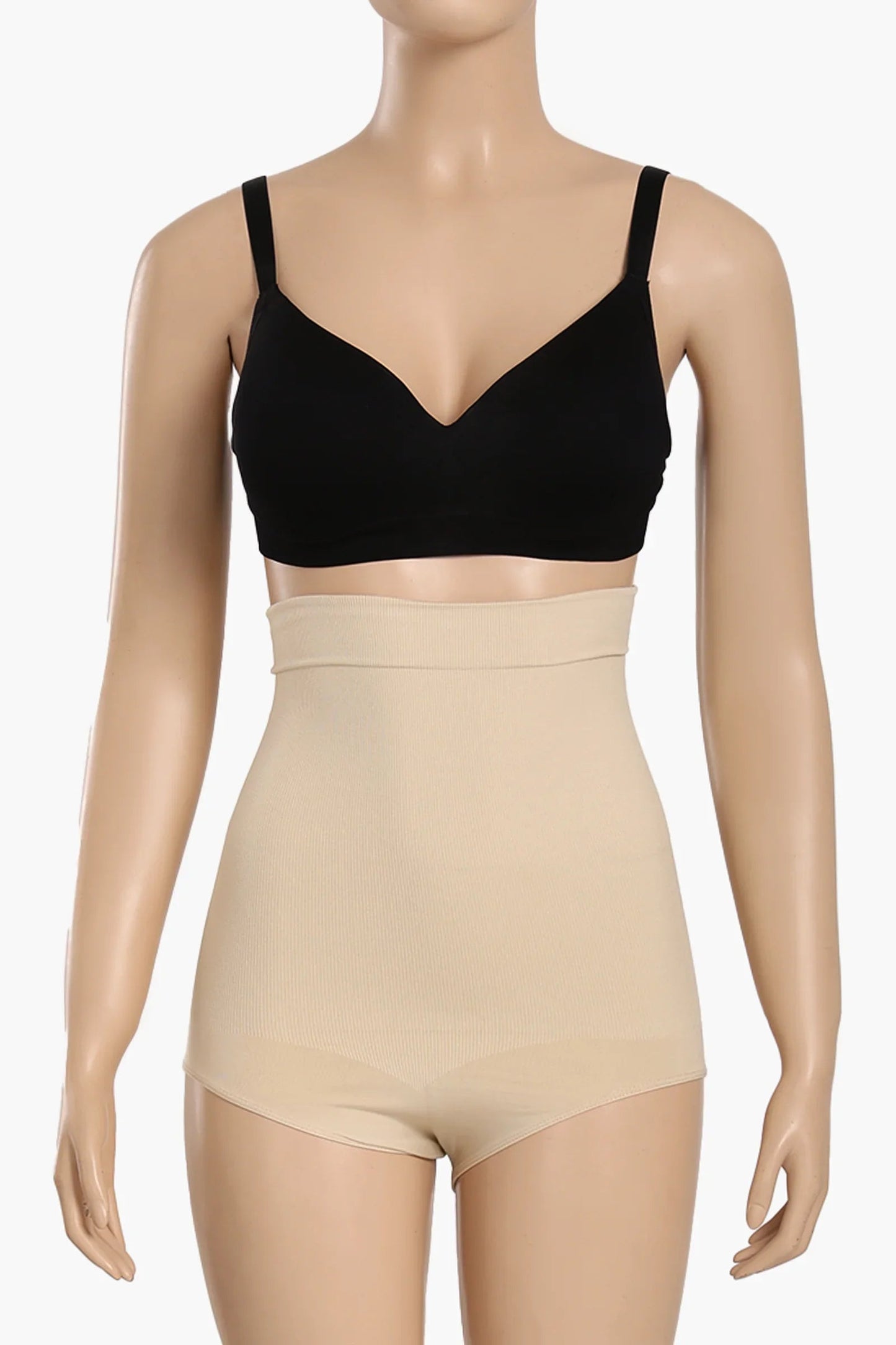 مشد قصير بدون درزات بخصر مرتفع