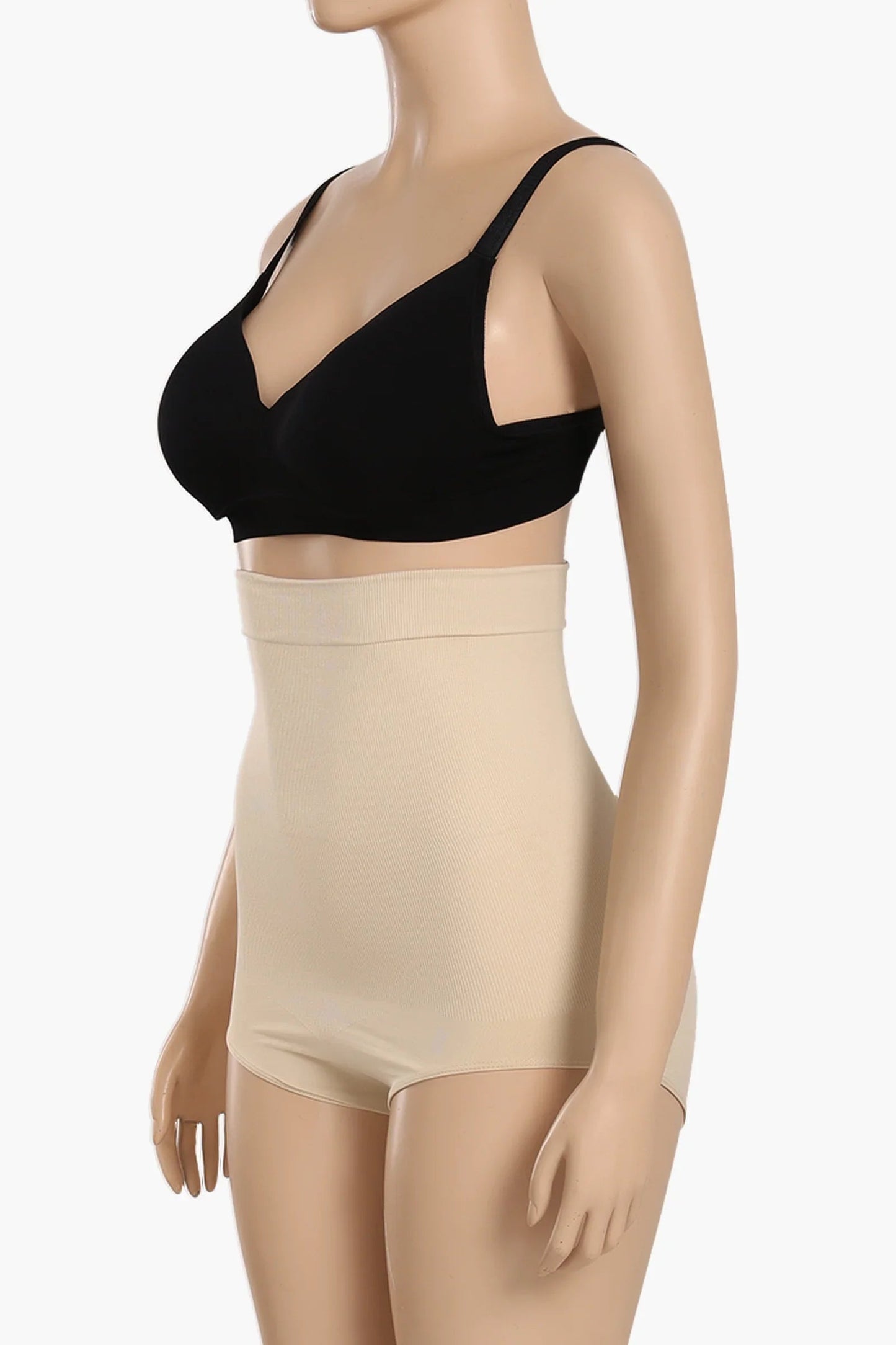 مشد قصير بدون درزات بخصر مرتفع