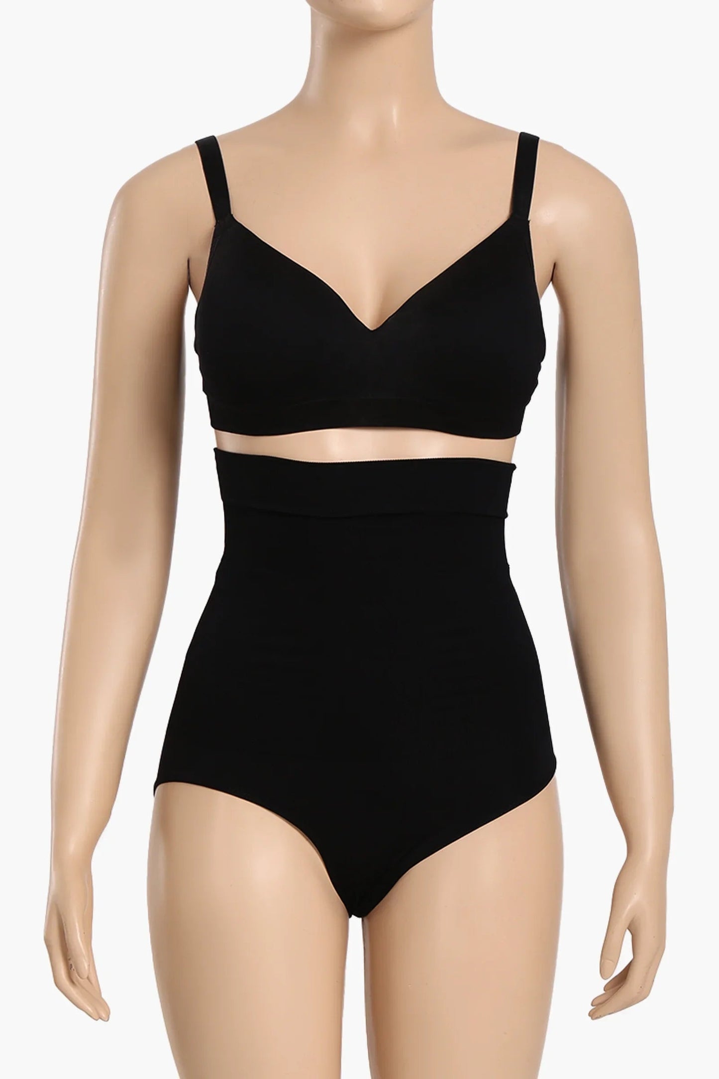 مشد قصير بدون درزات بخصر مرتفع