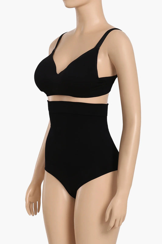 مشد قصير بدون درزات بخصر مرتفع