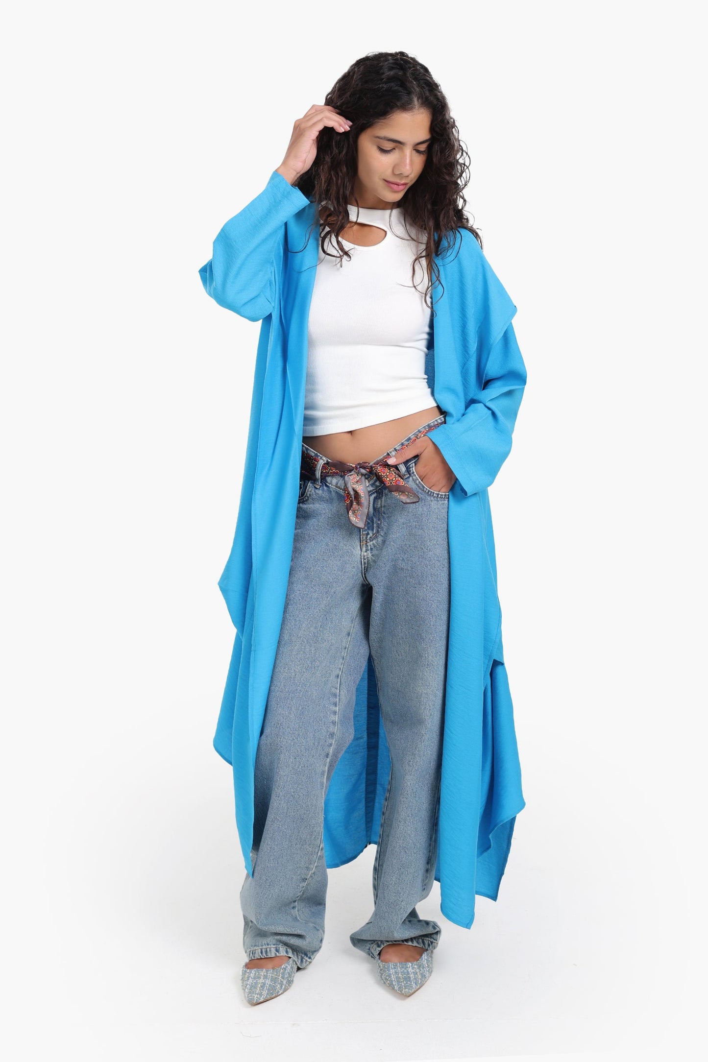 كيمونو صالة من مزيج الفيسكوز