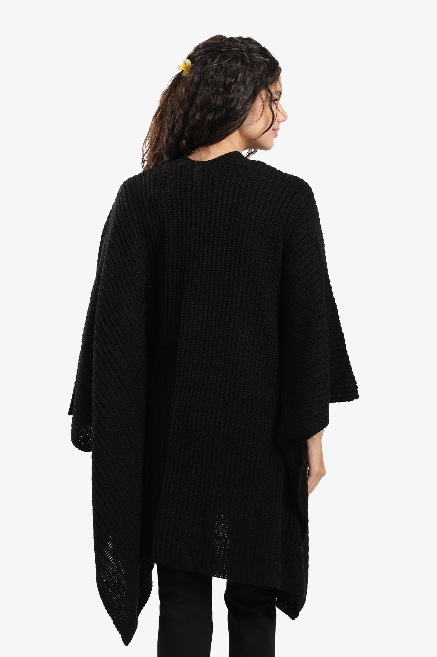 Knitted Loose Fit Poncho