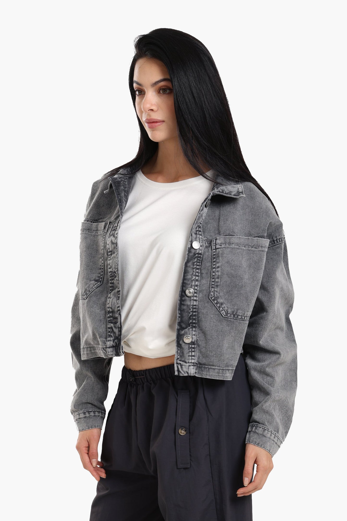Cropped Denim Jacket