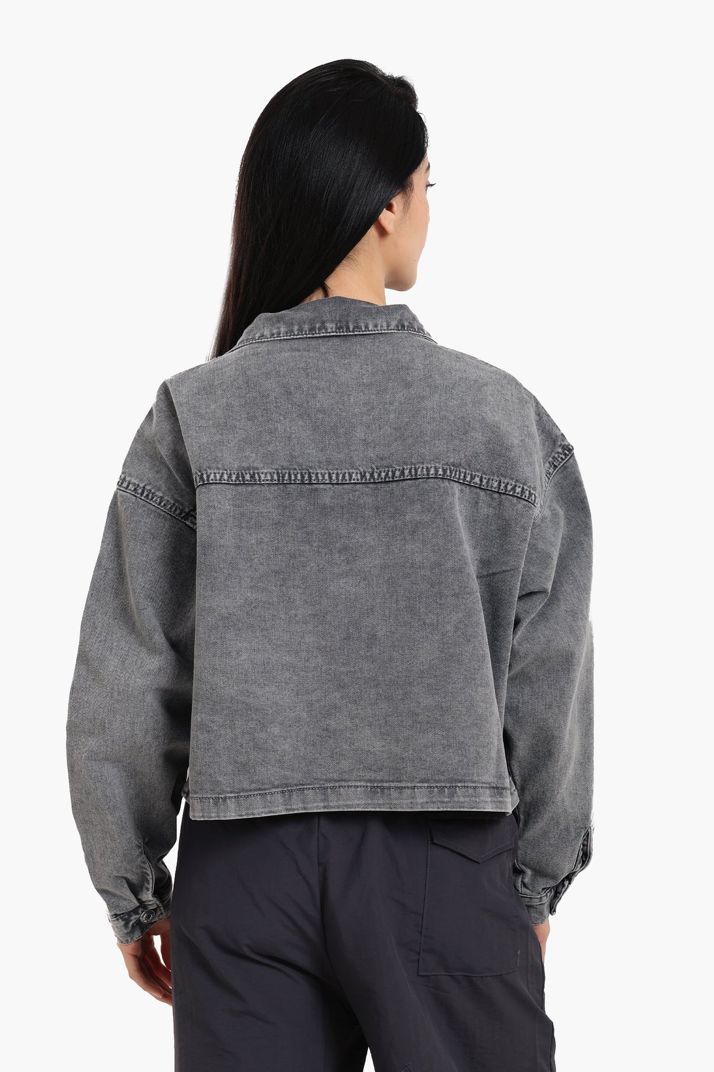 Cropped Denim Jacket