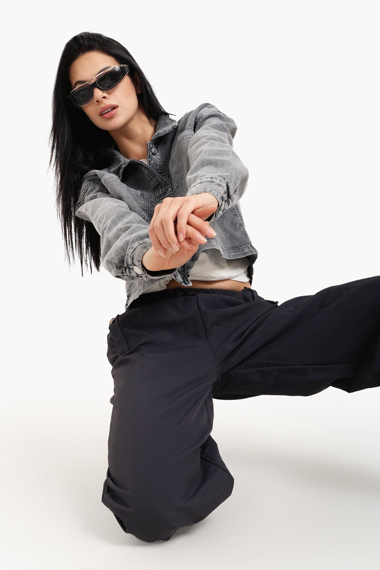 Cropped Denim Jacket