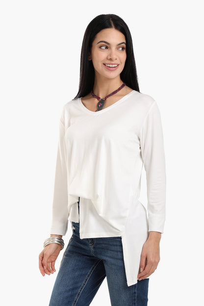 Long Sleeves Viscose Blouse