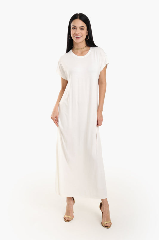 Slip On Viscose Dress