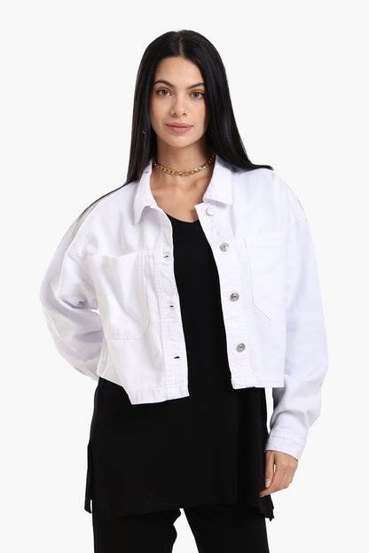 Cropped Denim Jacket