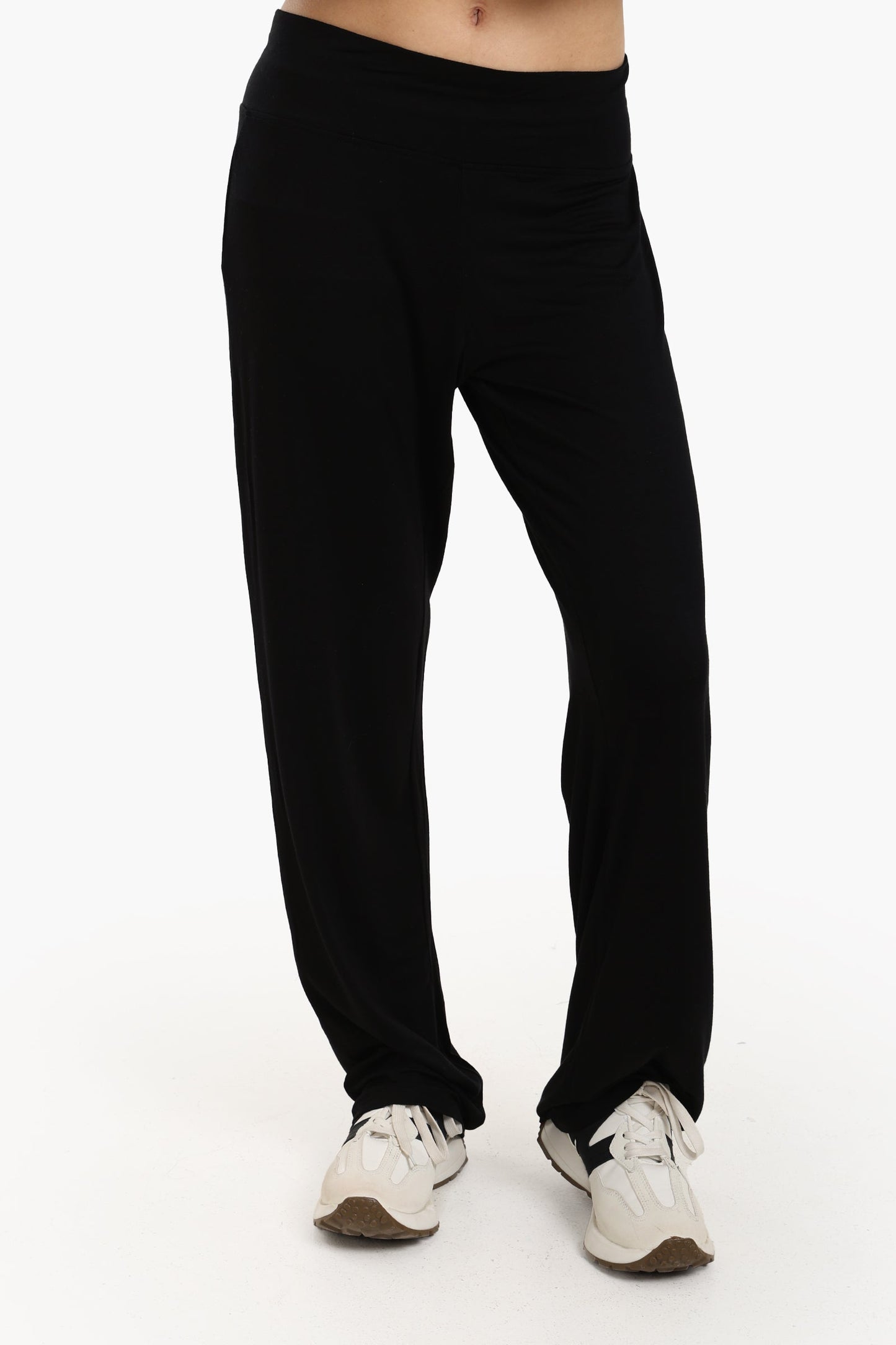 Black Viscose Pants
