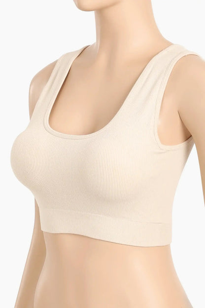 Plunge Neck Soft Bra