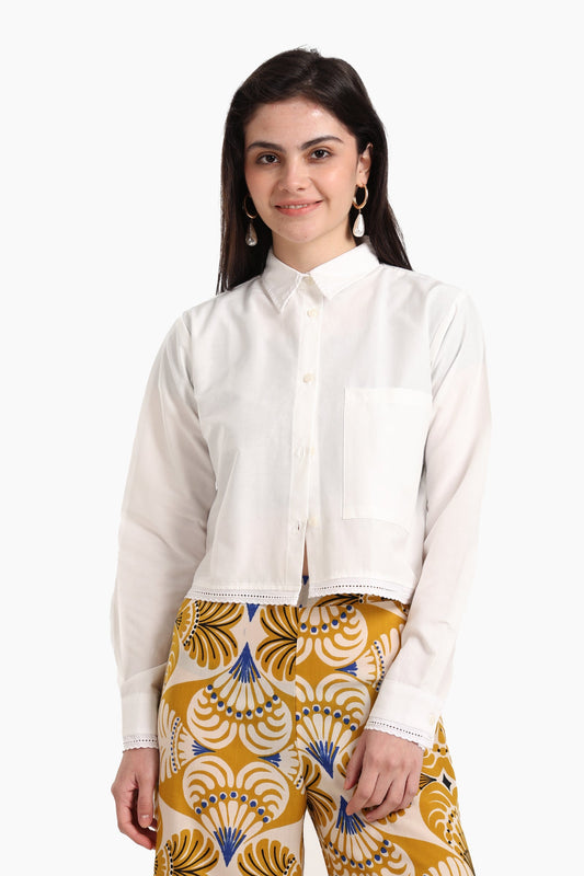 Off-White Poplin Shirt