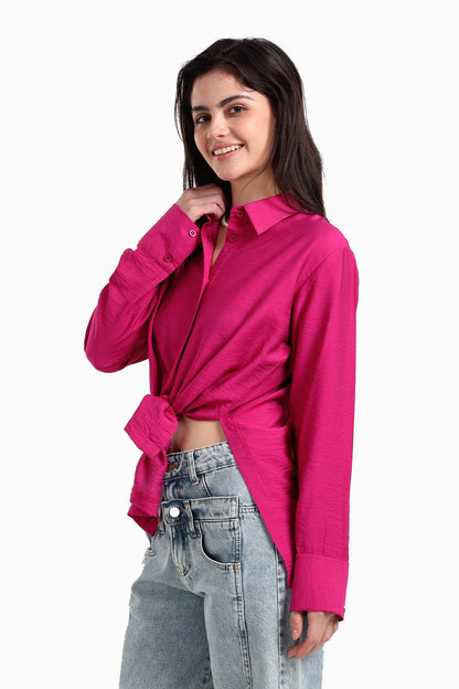 قميص فوال بأزرار للإغلاق