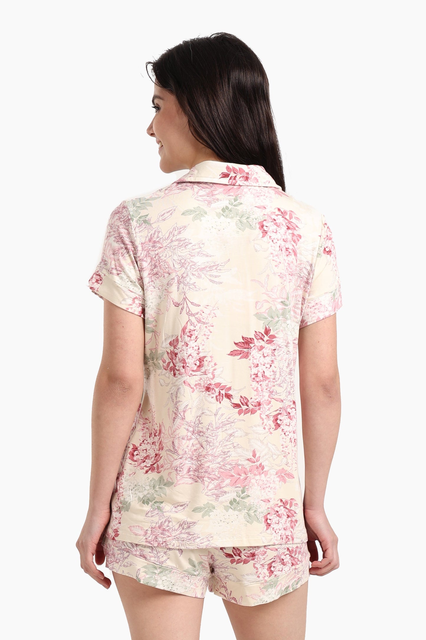 طقم بيجامة مطبوع أنيق