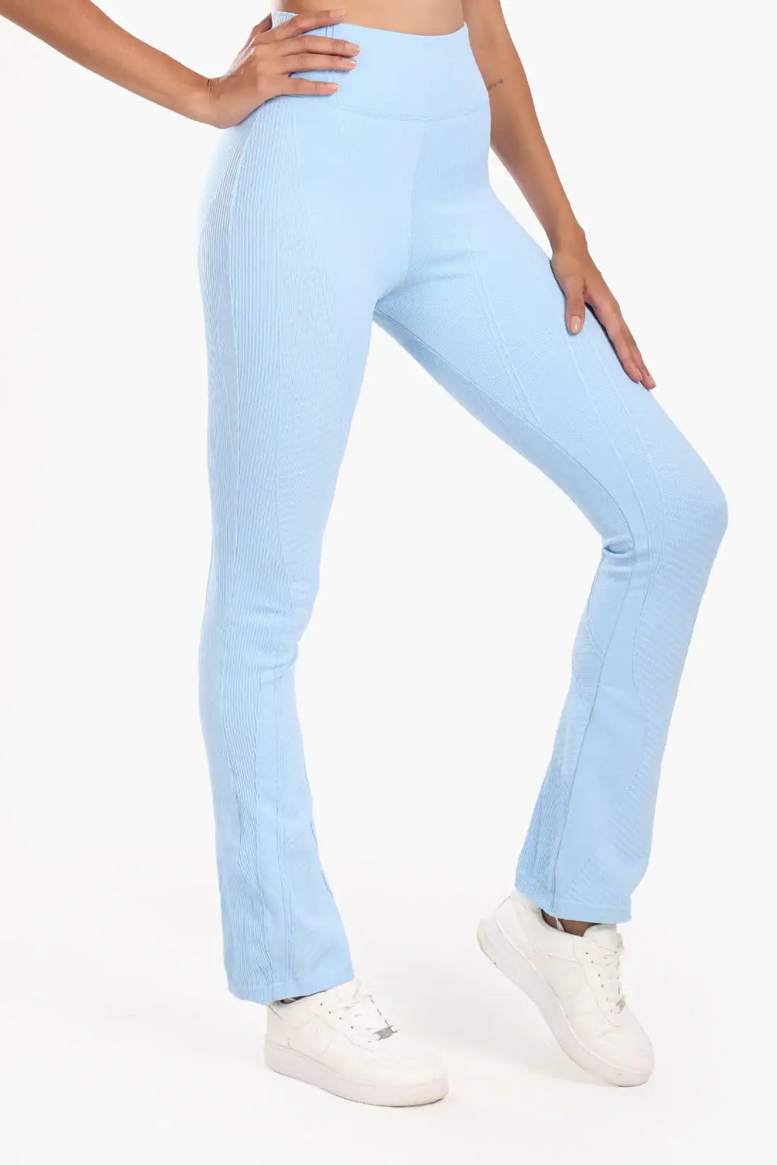 Textured High-Waist Sports Pants