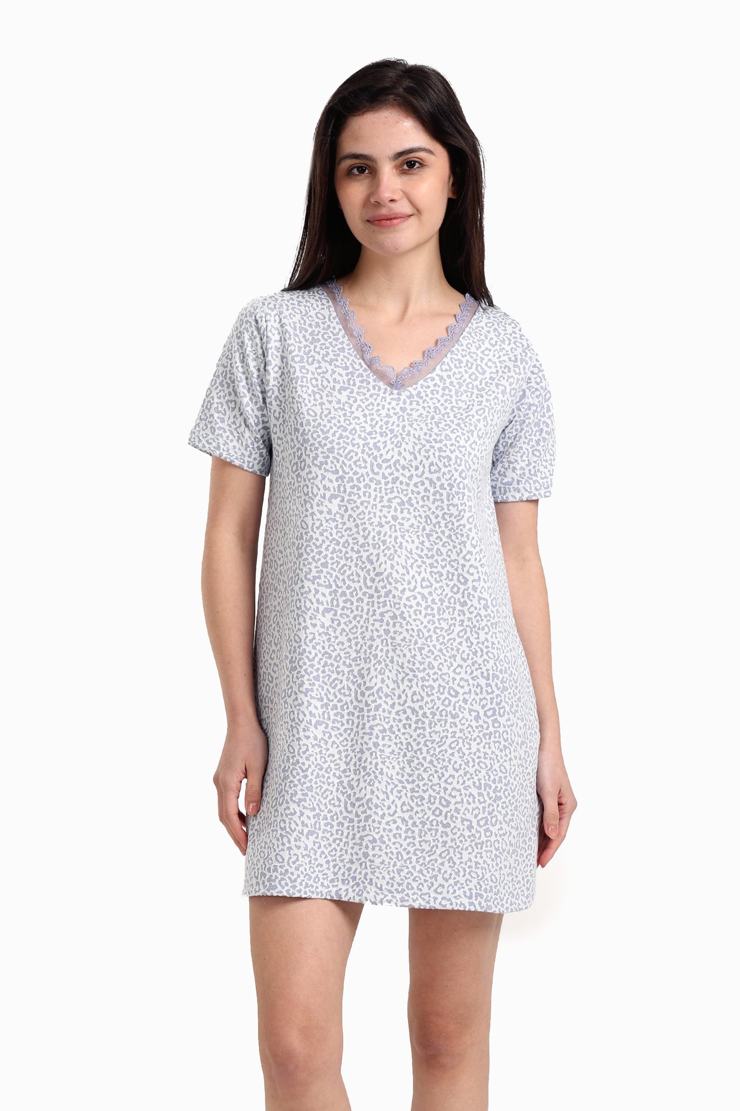 Printed Mini Nightgown