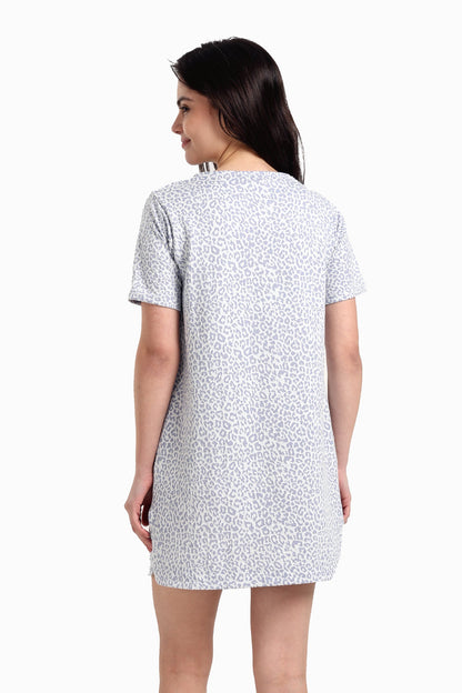 Printed Mini Nightgown