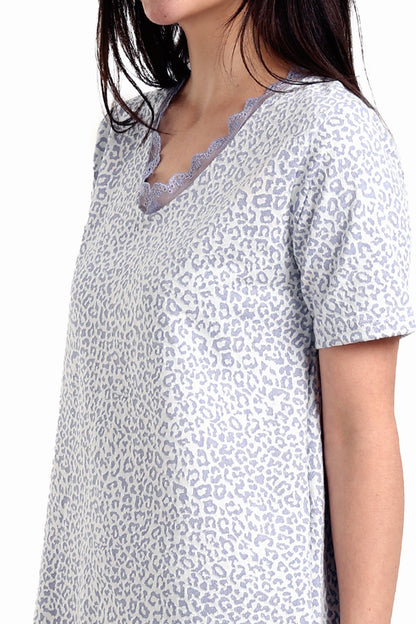 Printed Mini Nightgown