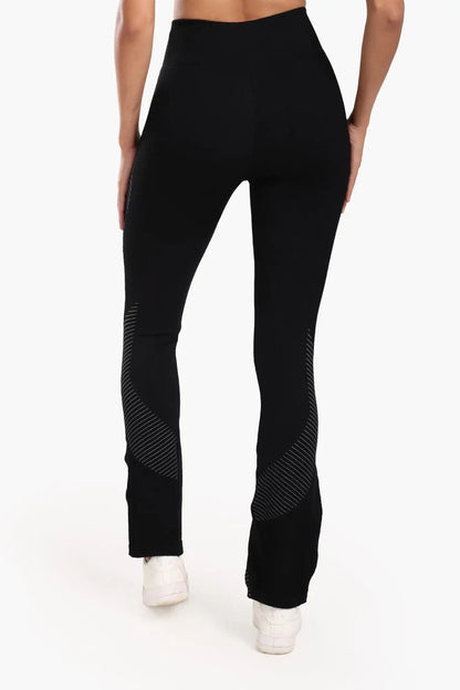 Textured High-Waist Sports Pants