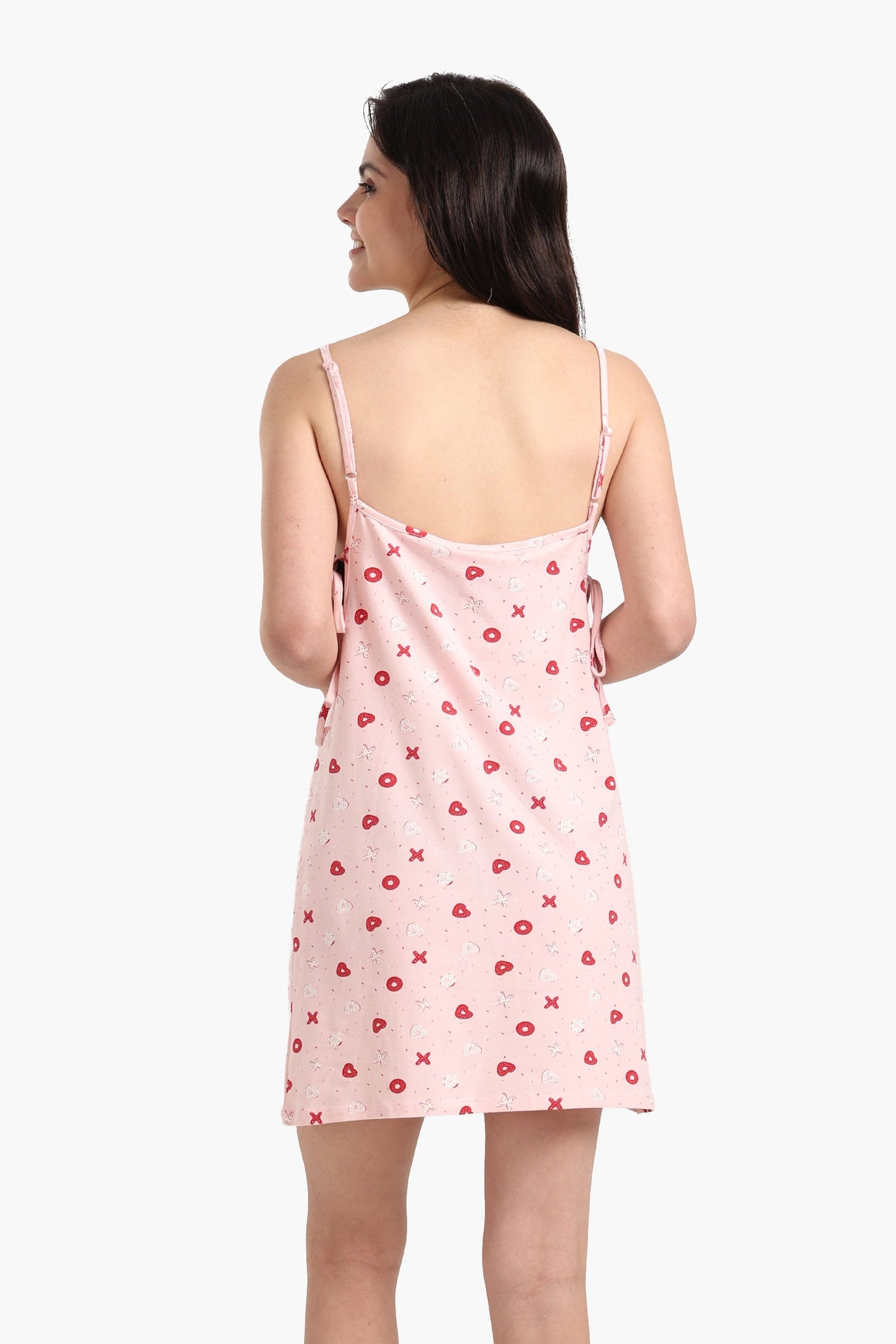 Charming Printed Cotton Nightgown