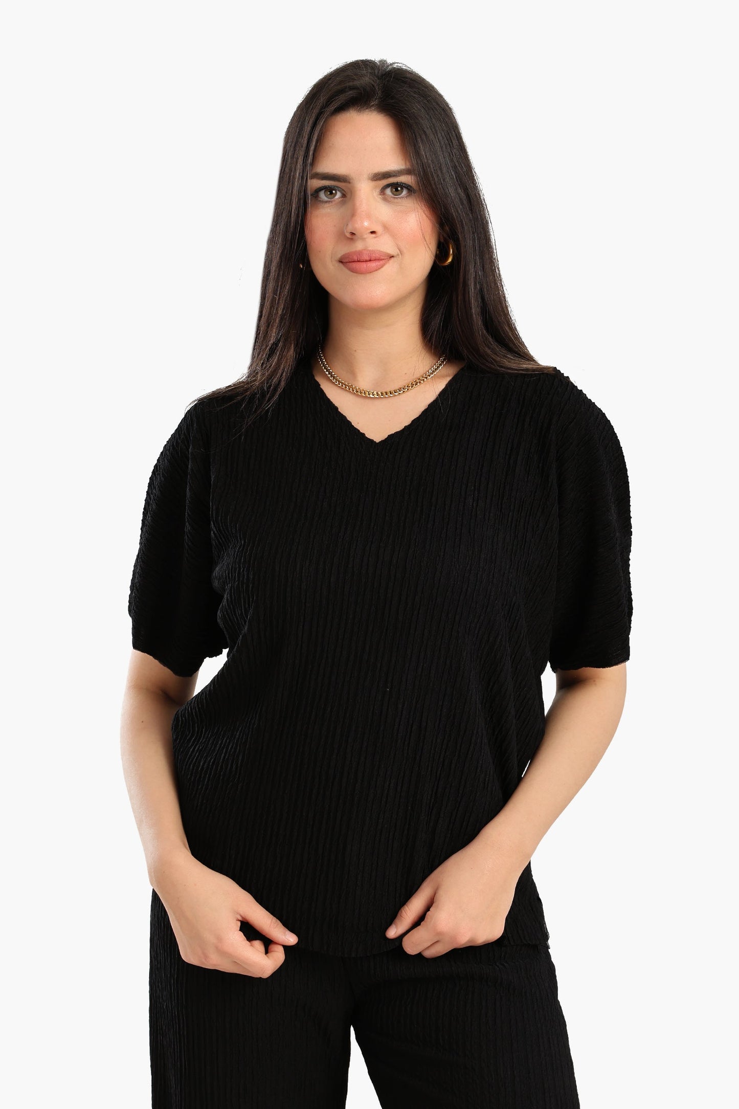 Ribbed Lounge Blouse