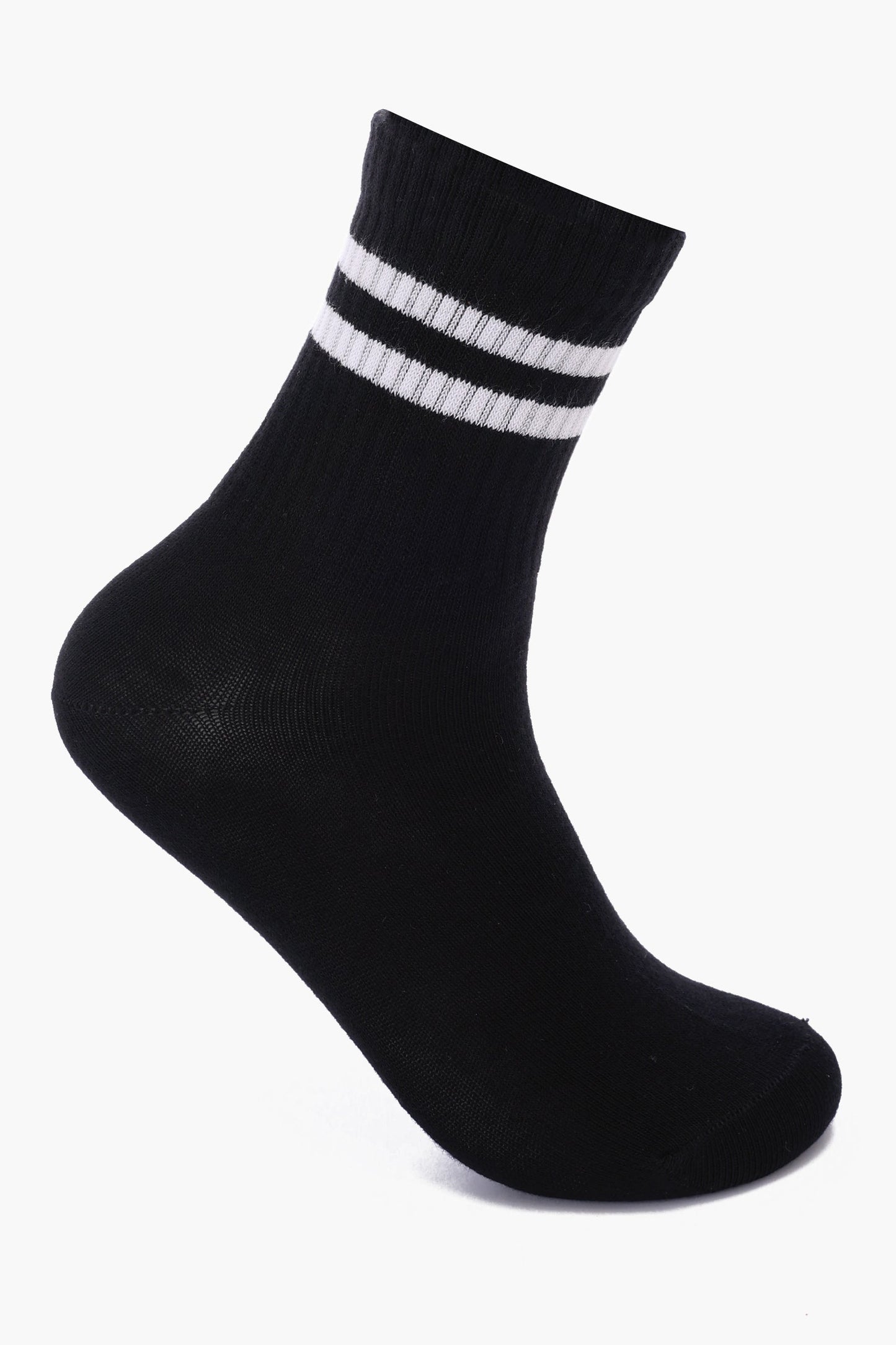 Contrast Striped Socks - 3 Pairs