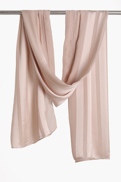 Striped Satin Scarf