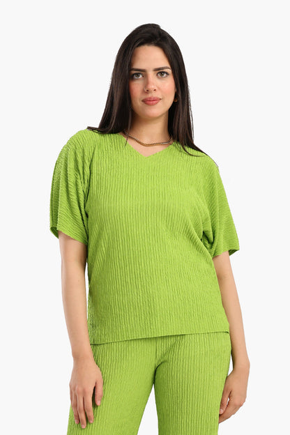 Ribbed Lounge Blouse