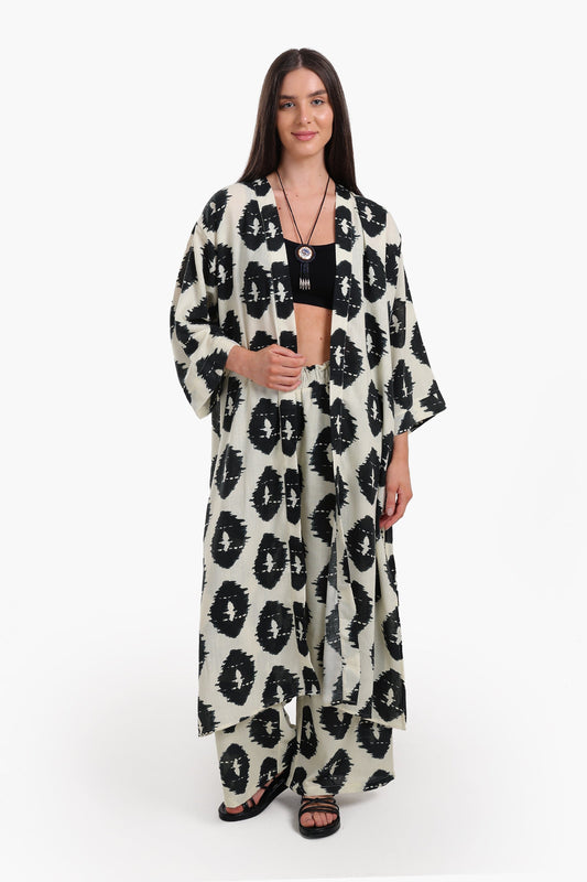Elegant Flow Tencel Kimono