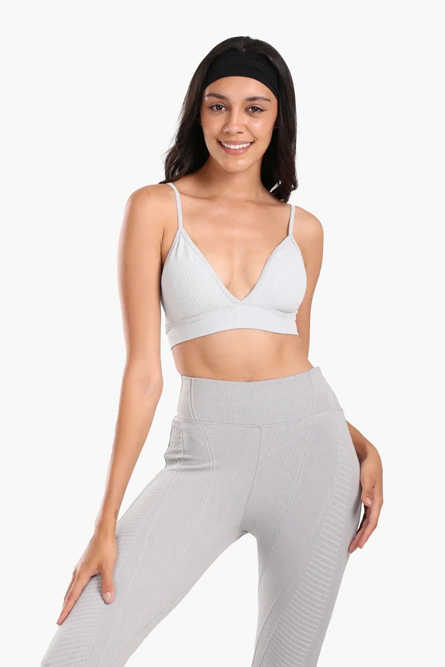 Plunge V-Neck Sports Bra