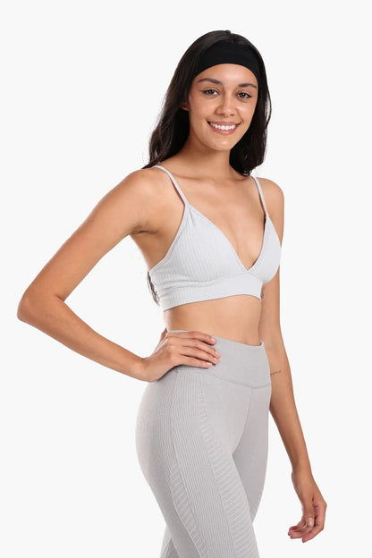 Plunge V-Neck Sports Bra