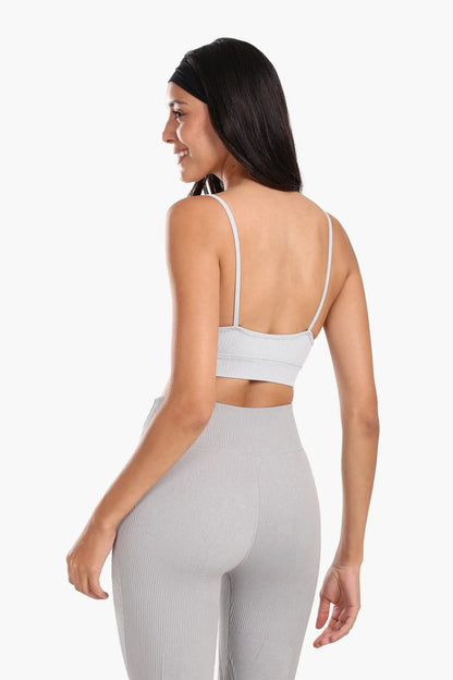 Plunge V-Neck Sports Bra