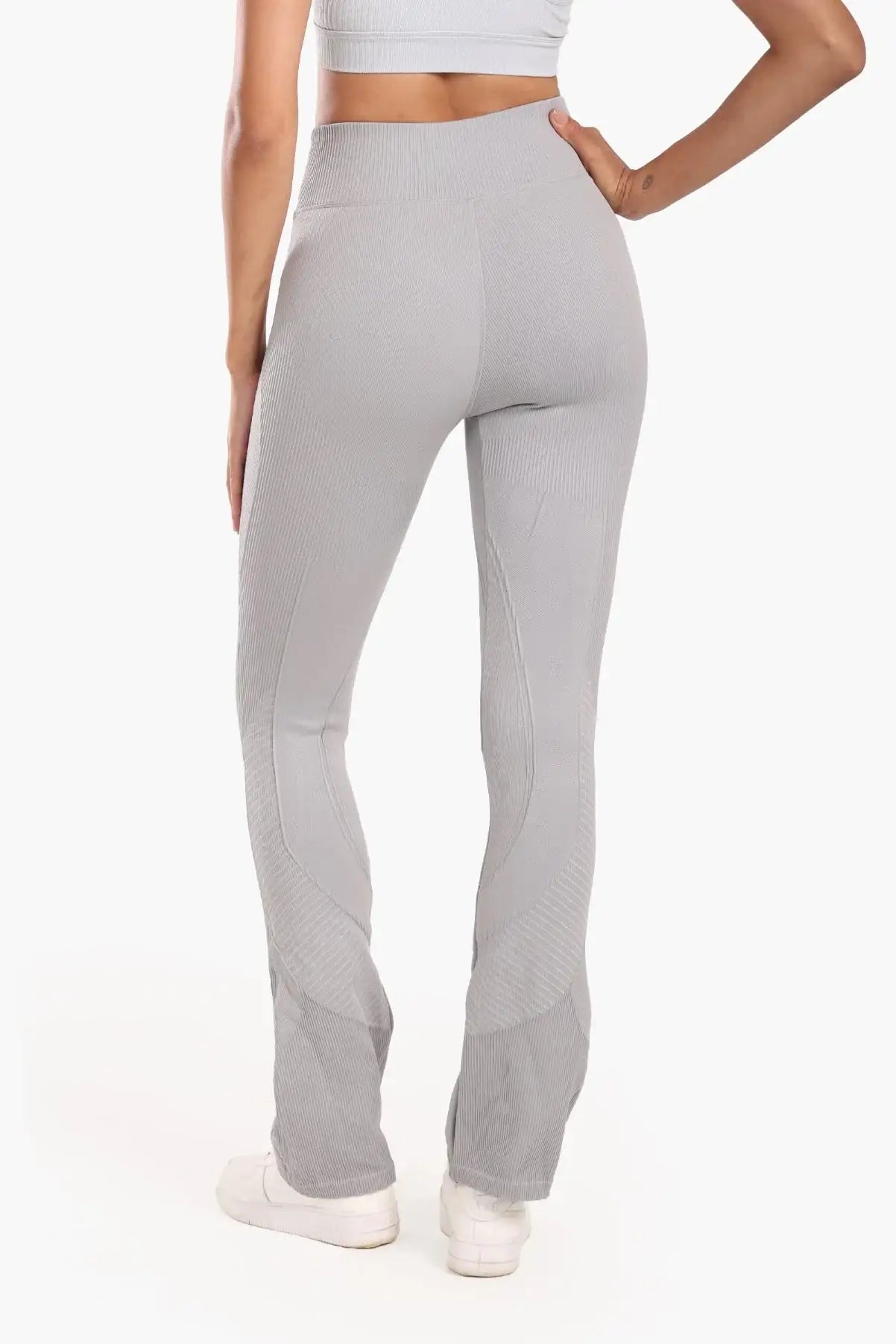 Textured High-Waist Sports Pants