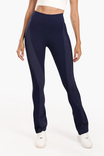 Textured High-Waist Sports Pants