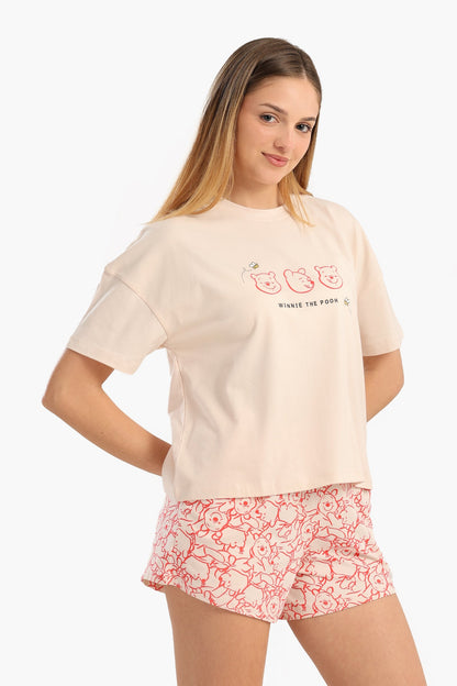 طقم بيجامة بطبعة بو